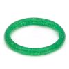 Splendette Narrow Leaf Green Glitter Bangle - Duchess | Bangles