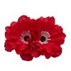 That Shop Double Beach Rose Hair Flower - Red | Hair Accessories