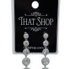 That Shop Sassy Diamante Drop Earrings | Jewellery