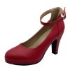 That Shop Neo Platform Heels - Red | Shoes