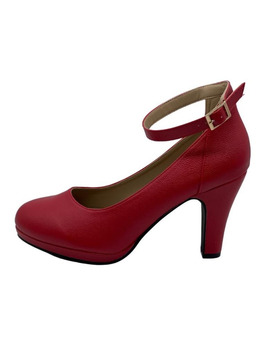 That Shop Neo Platform Heels - Red | Shoes