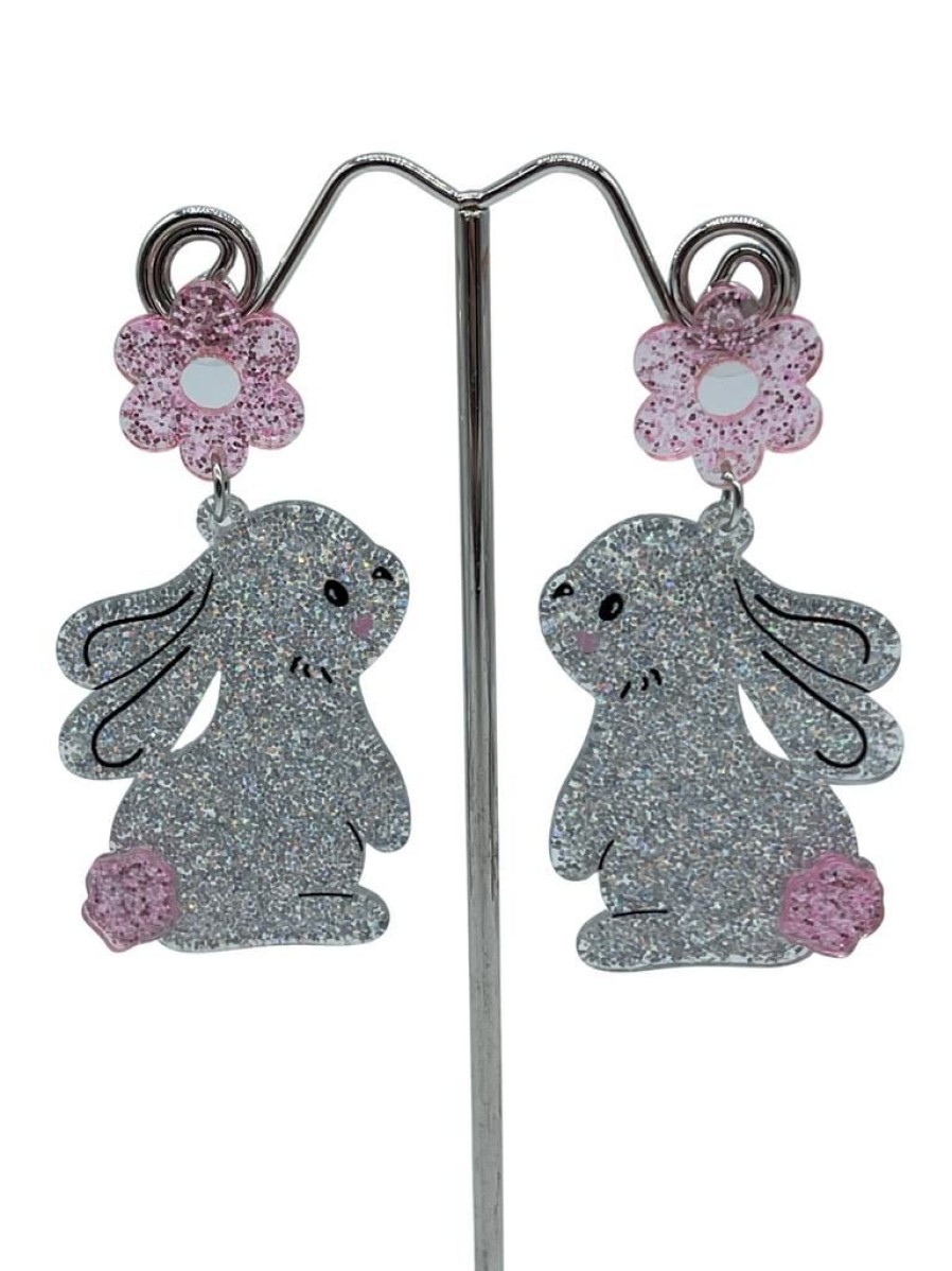 That Shop Glitter Bunny Earrings | Jewellery