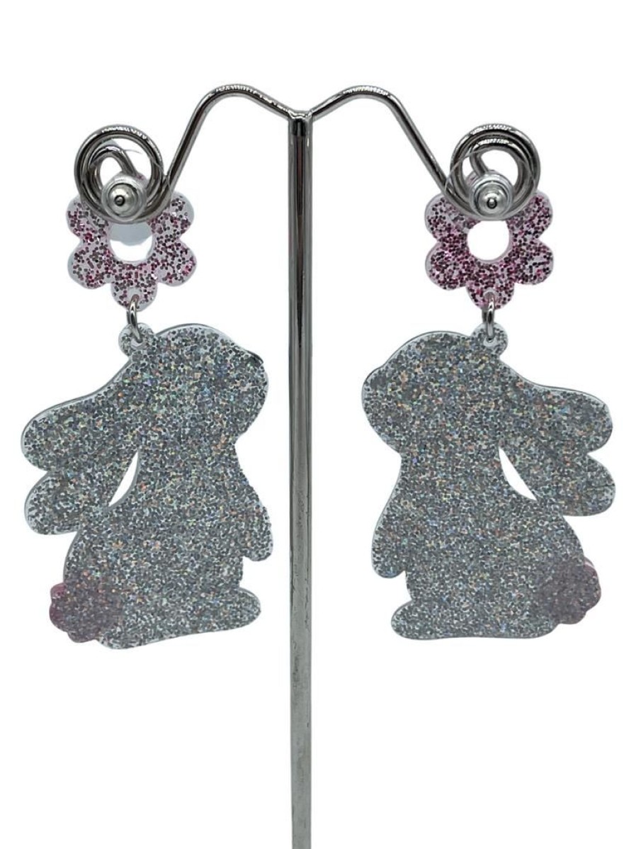 That Shop Glitter Bunny Earrings | Jewellery