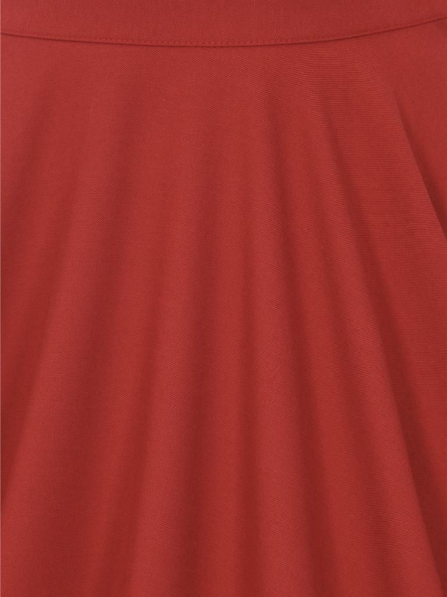 Collectif Milla Swing Skirt - Red | Skirts