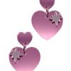 Emmi Helen Co. Sparkle Heart Earrings - Cherry Blossom | Earrings