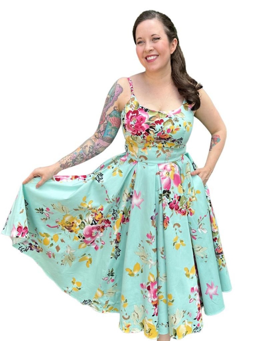 The Pretty Dress Company Priscilla Midi - Mint Seville | Dresses