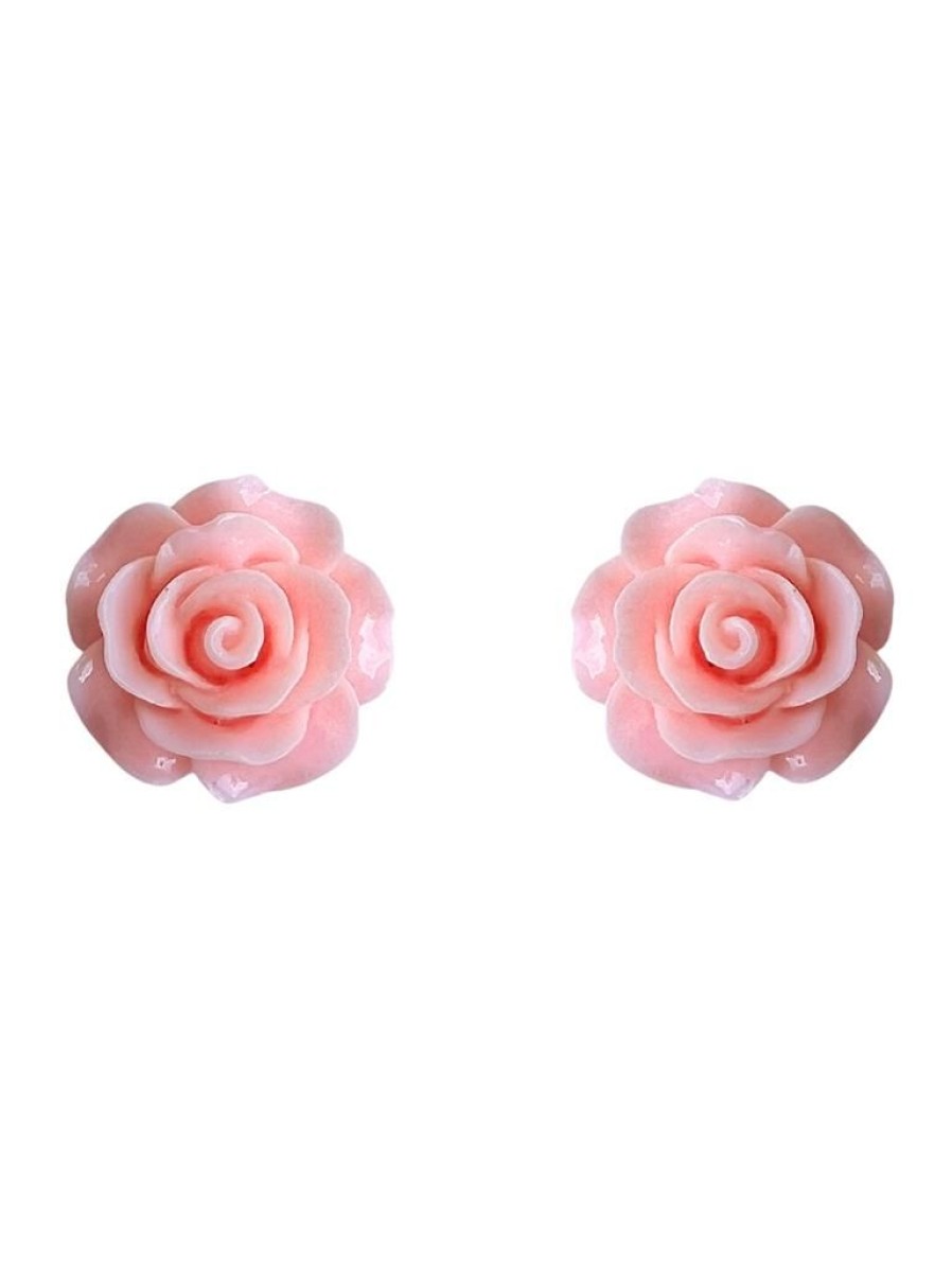 Emmi Helen Co. Rose Studs - Light Pink | Jewellery