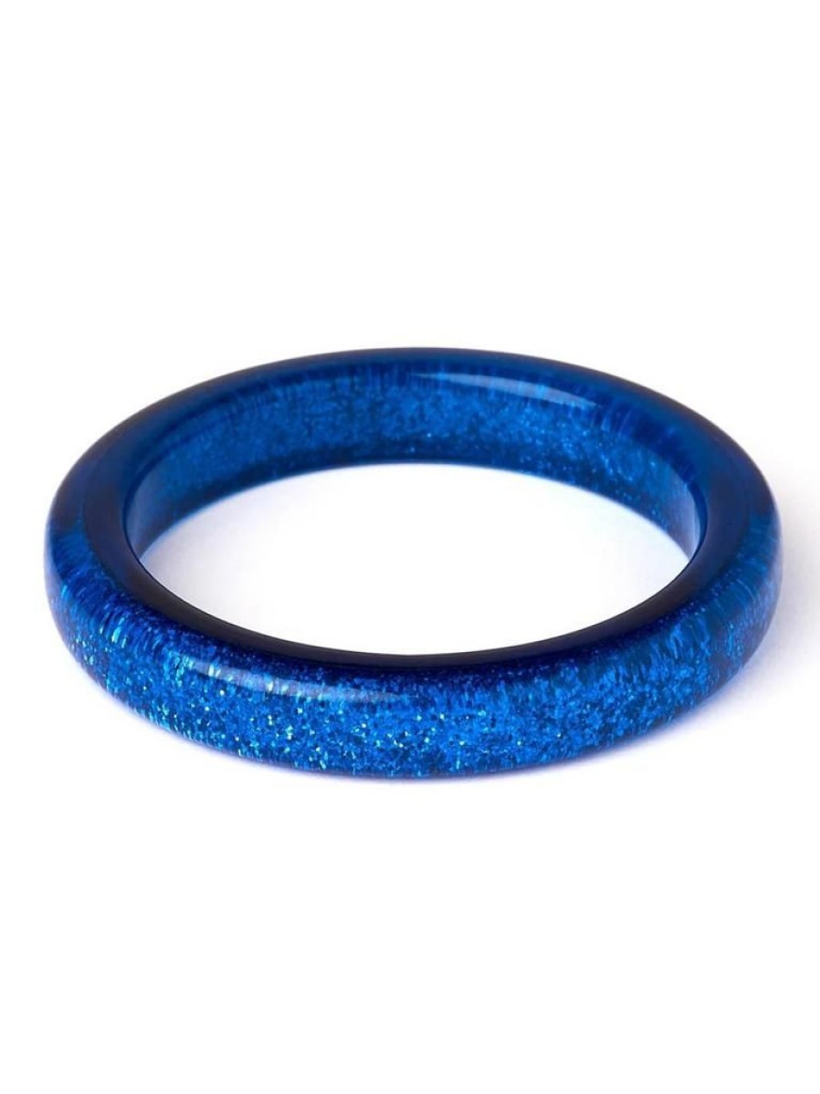 Splendette Blue Glitter Bangle - Duchess | Jewellery