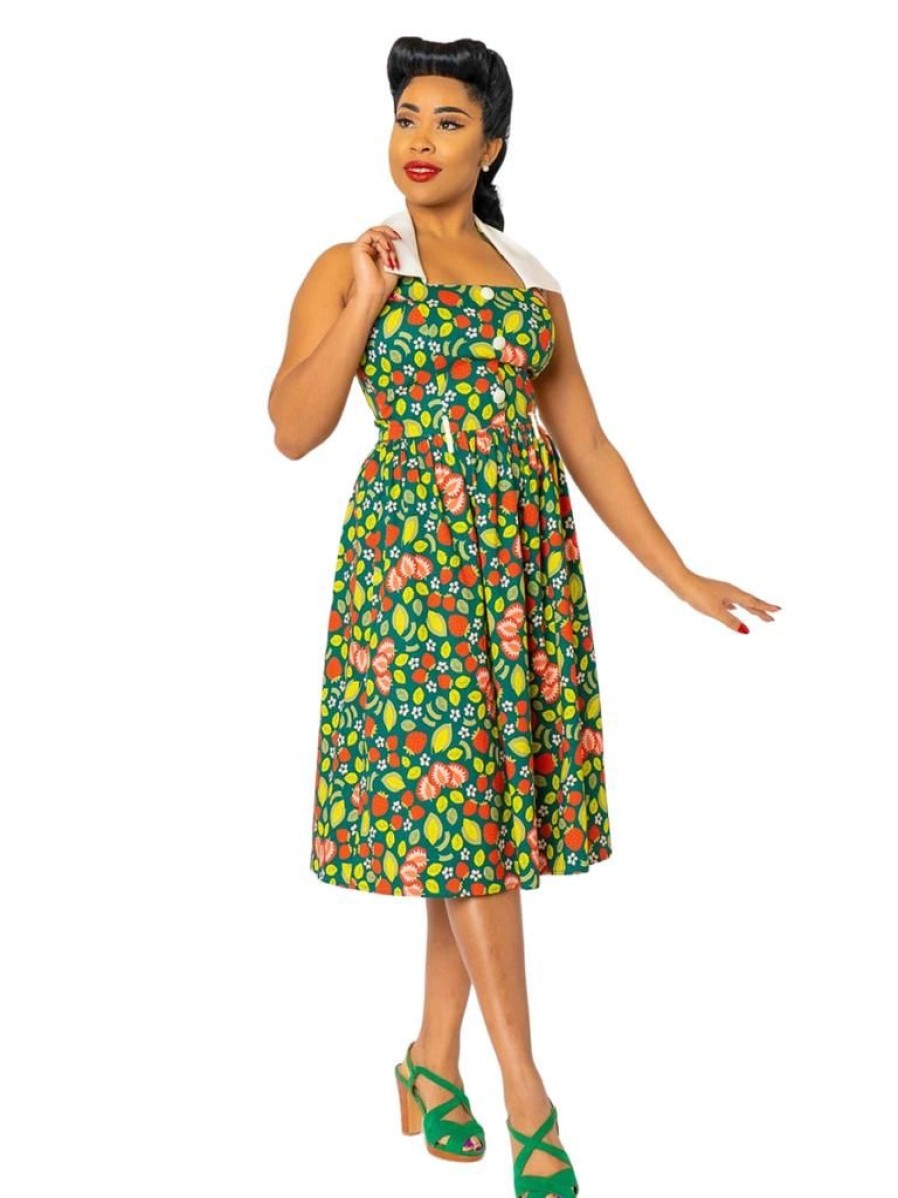 Collectif Waverly Swing - Strawberry Patch | Dresses