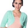 Banned Retro Hudson Bolero - Mint | Tops & Blouses