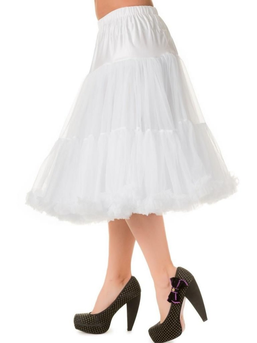 Banned Retro Lifeforms Petticoat - White | Petticoats