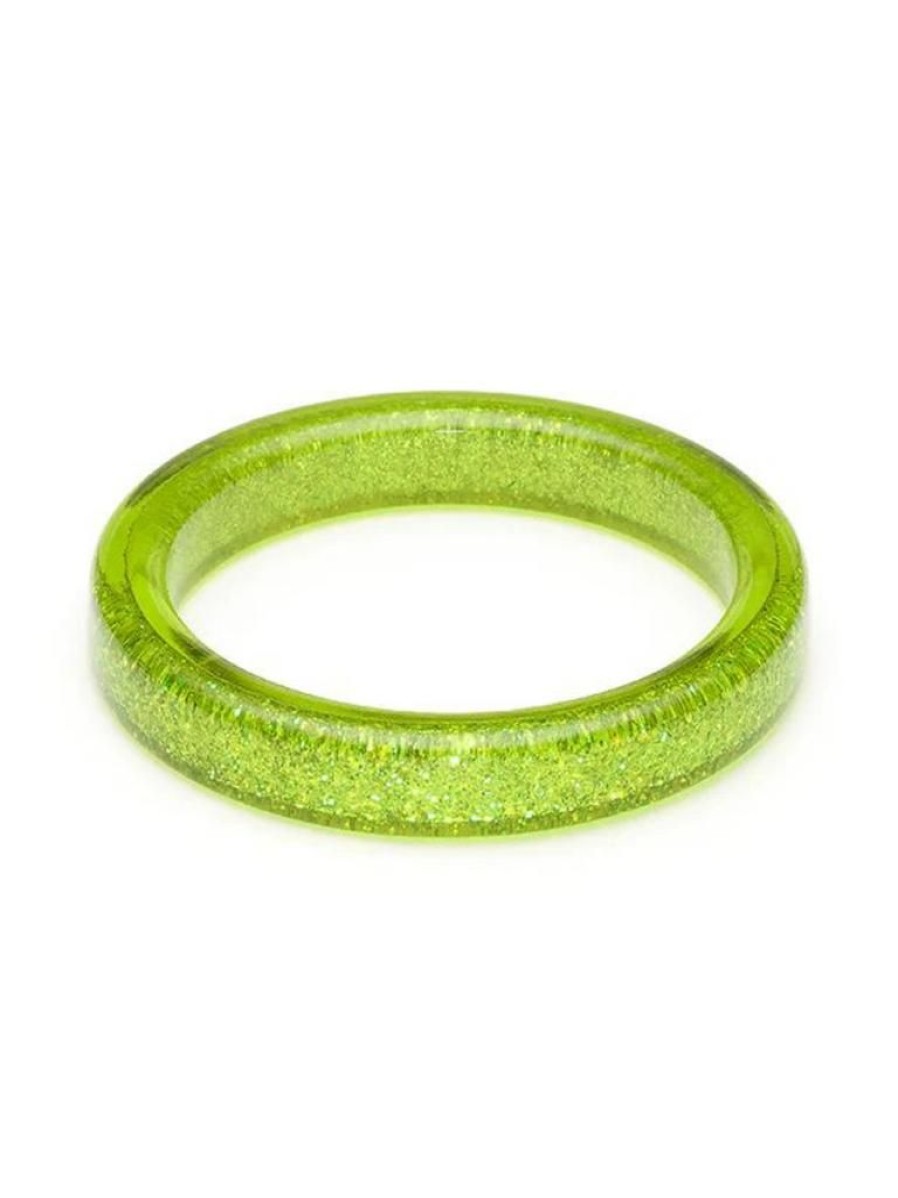 Splendette Lime Glitter Bangle | Bangles