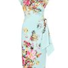 The Pretty Dress Company Hourglass Pencil - Mint Seville | Dresses