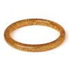 Splendette Narrow Pale Gold Glitter Bangle - Duchess | Bangles