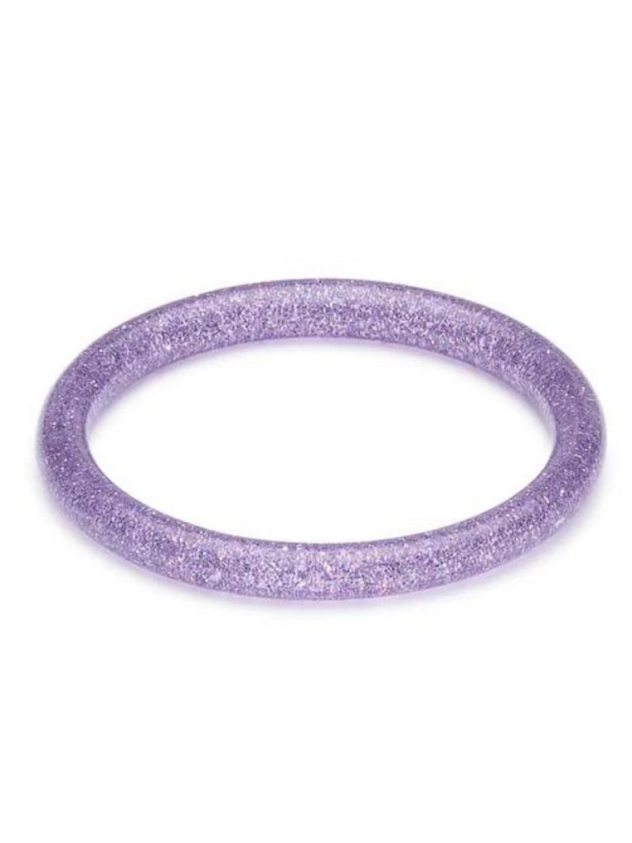 Splendette Narrow Lilac Glitter Bangle | Jewellery