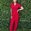 Banned Retro The Red Jumpsuit | Pants