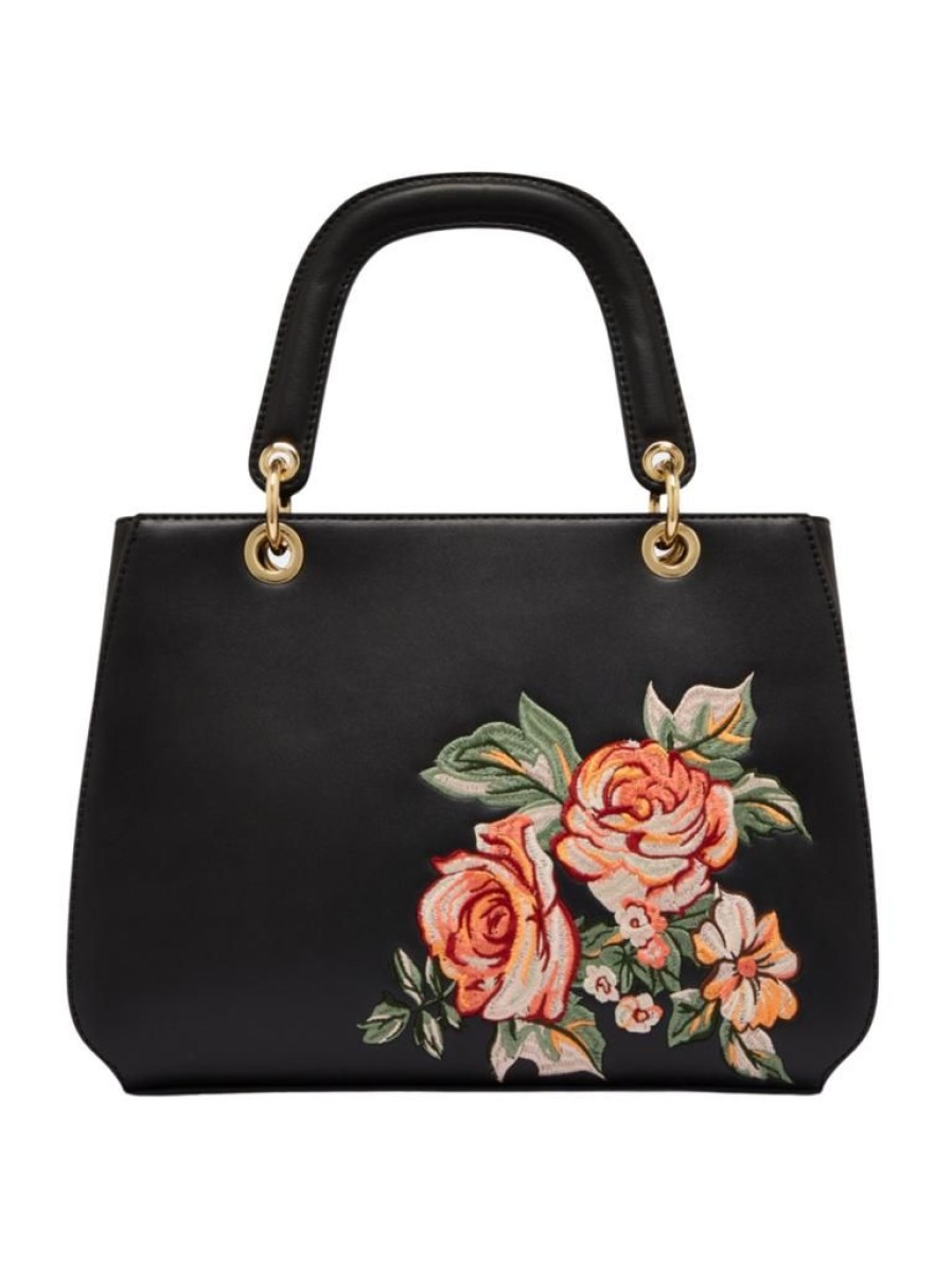 Voodoo Vixen Floral Embroidered Day Bag | Bags