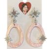 Emmi Helen Co. Large Bonbon Star Earrings - Pink | Jewellery