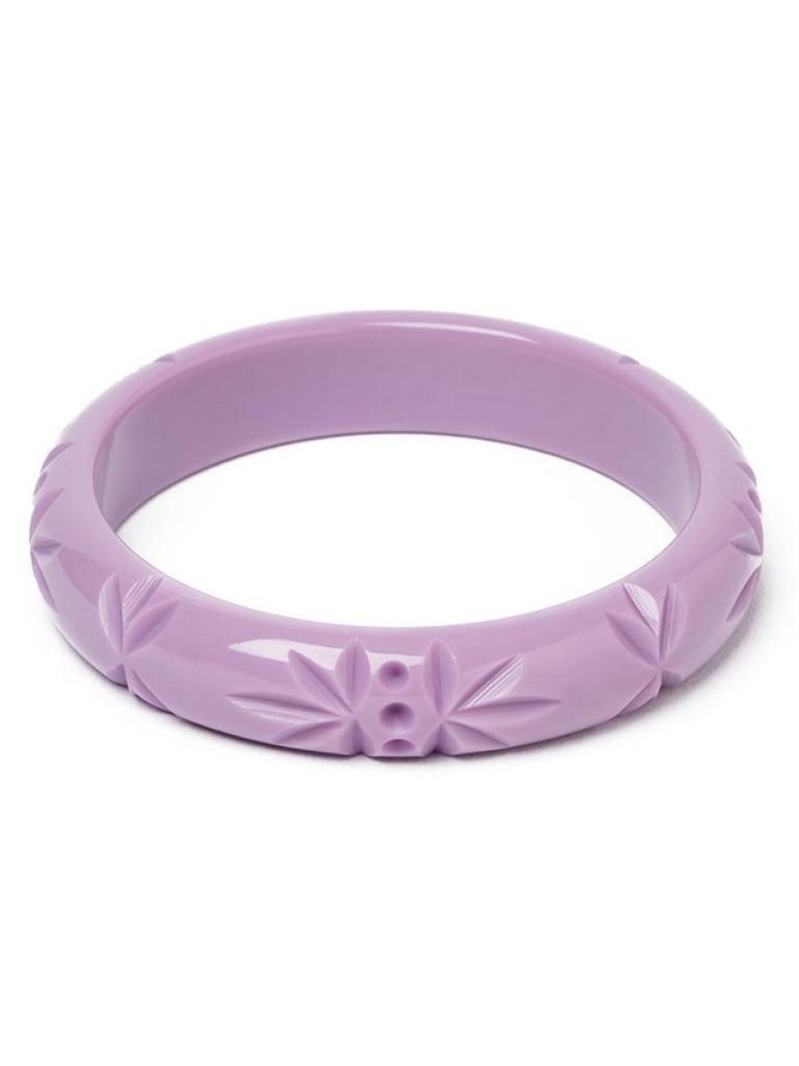 Splendette Midi Heather Heavy Carve Bangle | Bangles