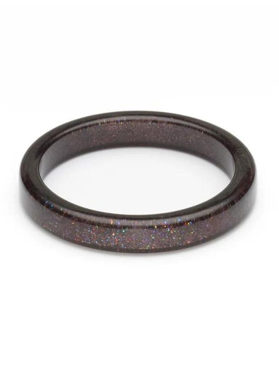 Splendette Gunmetal Glitter Bangle - Duchess | Bangles