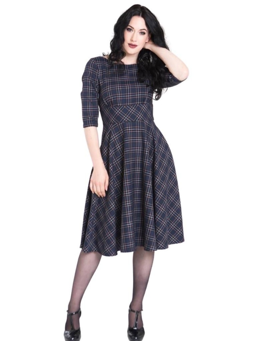 Hell Bunny Peebles 50'S - Navy | Dresses