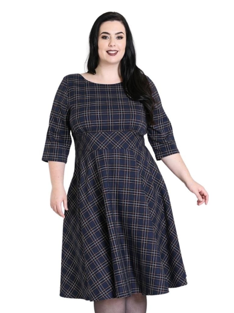 Hell Bunny Peebles 50'S - Navy | Dresses