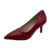 That Shop Prue Pump Heel - Red | Shoes