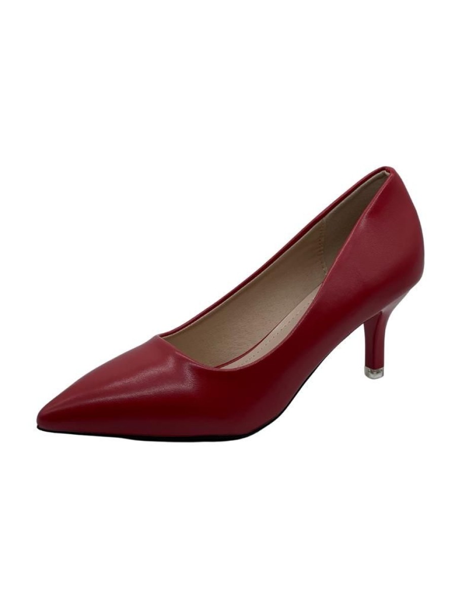 That Shop Prue Pump Heel - Red | Shoes