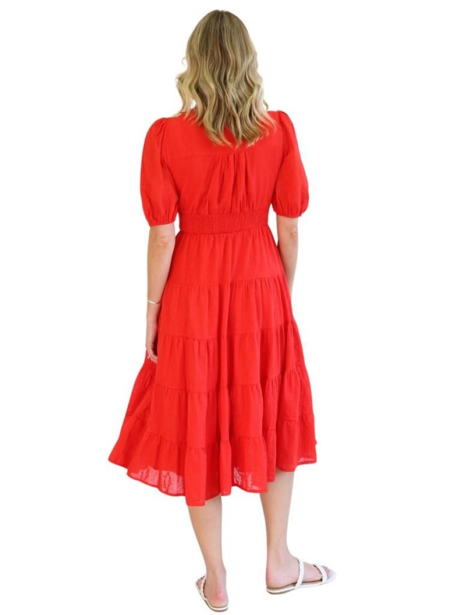 Shareen Ruby Midi | Dresses